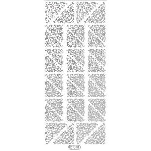 Peel Off Outline Stickers - Corners 1018
