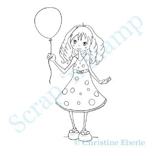 Paper Plums Colorable Image - Tori