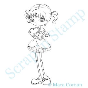 Paper Plums Colorable Image - Taryn