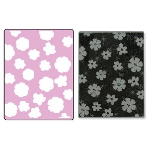 Sizzix / Hero Arts Stamp & Emboss Set - Mixed Flowers