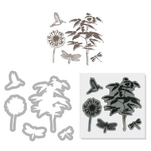 Sizzix / Hero Arts Stamp & Die Cut Set - Fern