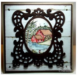 Heartfelt Creations Custom Dies - Decorative Window