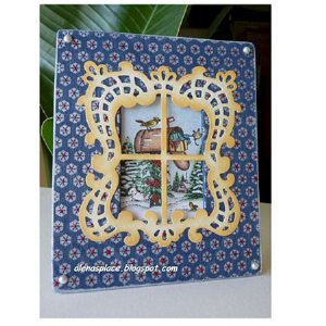Heartfelt Creations Custom Dies - Decorative Window