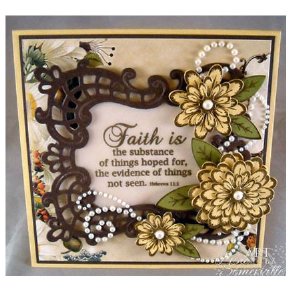 Heartfelt Creations Custom Dies - Decorative Window