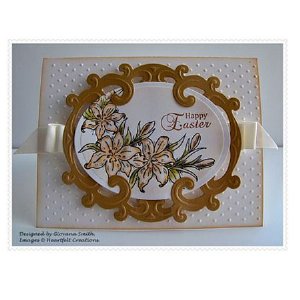 Heartfelt Creations Custom Dies - Decorative Oval Window