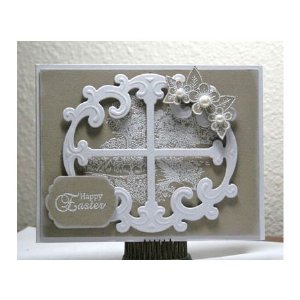Heartfelt Creations Custom Dies - Decorative Oval Window