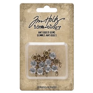 Tim Holtz - Findings - Antiqued Gems