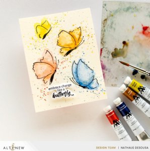 Altenew - Clear Stamp - Butterflies