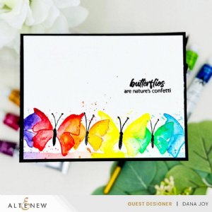 Altenew - Clear Stamp - Butterflies