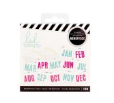 Heidi Swapp - MEMORYDEX - Tabs - Calendar
