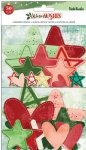 Vicki Boutin - Chipboard Stickers - Warm Wishes - Stars & Hearts
