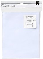 American Crafts - Envelopes, A2 - White 