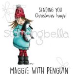 Stamping Bella - Cling Stamp - Maggie With Penguin
