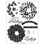 Concord and 9th - Clear Stamp - Magnolia Wreath Set
