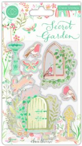 Craft Consortium - Clear Stamp - Secret Garden - Secret Garden
