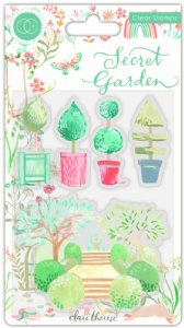 Craft Consortium - Clear Stamp - Secret Garden - Topiary