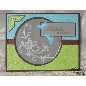 Cuttlebug A2 Embossing Folder - Textile Texture
