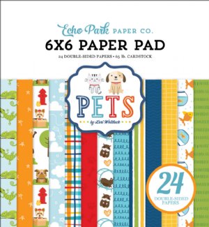 Echo Park - 6X6 Paper Pad - Pets