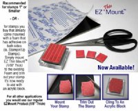 EZ Mount Thin Static Cling Mounting System - 10 Pack