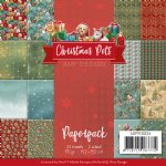 Amy Design -  6X6 Paper Pack - Christmas Pets