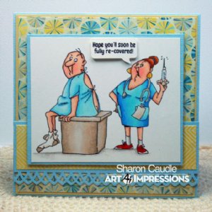 Art Impressions - Clear Stamp - Get Well