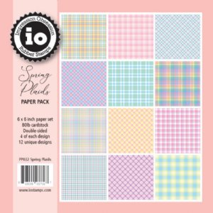 Impression Obsession - 6X6 Paper -  Spring Plaids