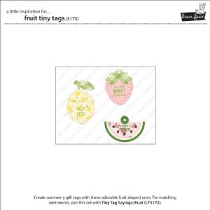 Lawn Fawn - Die - Fruit Tiny Tags