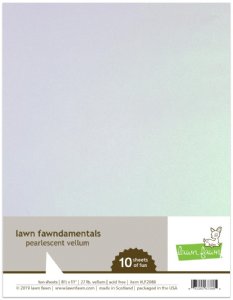 Lawn Fawn - 8.5X11 - Vellum Pearlescent