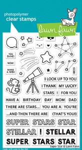 Lawn Fawn - Clear Stamps - Super Star