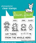 Lawn Fawn - Clear Stamp - Tiny Farm
