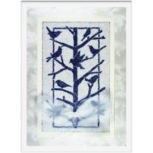 Dreamweaver Stencil - Birds on Branches