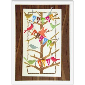 Dreamweaver Stencil - Birds on Branches