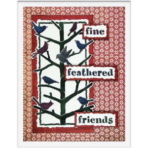 Dreamweaver Stencil - Birds on Branches