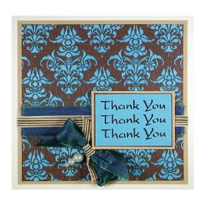 Dreamweaver Stencil - Damask - 5 1/2" x 5 1/2"