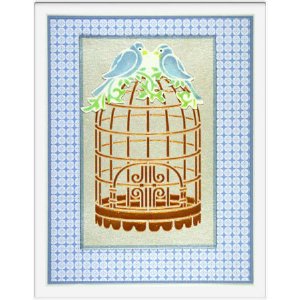 Dreamweaver Stencil - Bird Cage