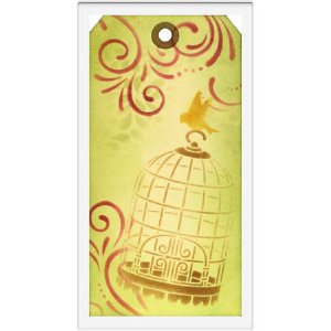 Dreamweaver Stencil - Bird Cage