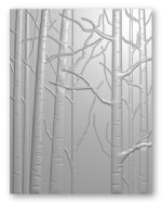 Memory Box - 3D Embossing Folder - Birch Tree Forest