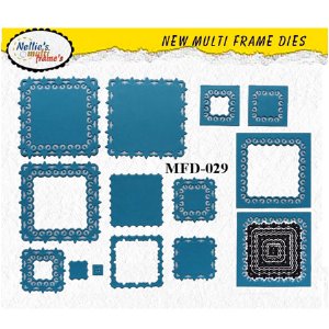 Nellie Snellen Multi Frame Dies - Square Lilly