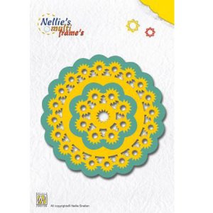 Nellie Snellen Multi Frame Dies - Round Stars