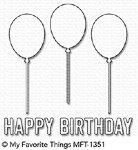 MFT - Dies - Happy Birthday Balloon Trio