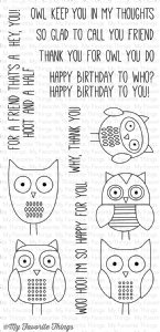 MFT - Clear Stamp - For Owl You Do