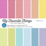 My Favorite Things - 6X6 Paper Pad - Stripe Splash
