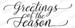 Impression Obsession - Wood Stamp - Greetings Of The Season