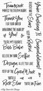 MFT - Clear Stamp - Boss Babe