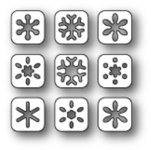 Poppystamps - Dies - Snowflake Tabs