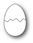 Poppystamps - Dies -  Cracked Egg