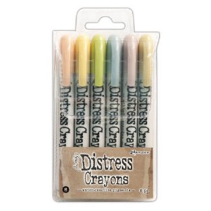 Tim Holtz - Distress Crayons -  Set 8