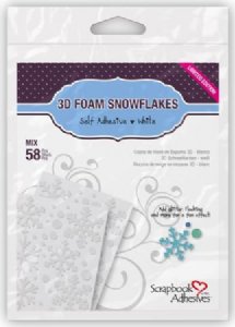 Scrapbook Adhesives - 3D Foam Snowflakes