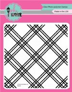 Pink & Main - Clear Stamp - Plaid 3