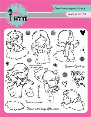 Pink & Main - Clear Stamp - Little Angels